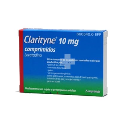 Clarityne 10 mg Comprimidos - 7 Comprimidos