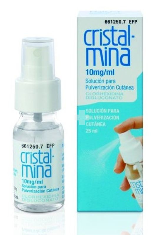 Cristalmina 10 mg /ml Solución Para Pulverizacion Cutanea - 1 Frasco De 25 ml