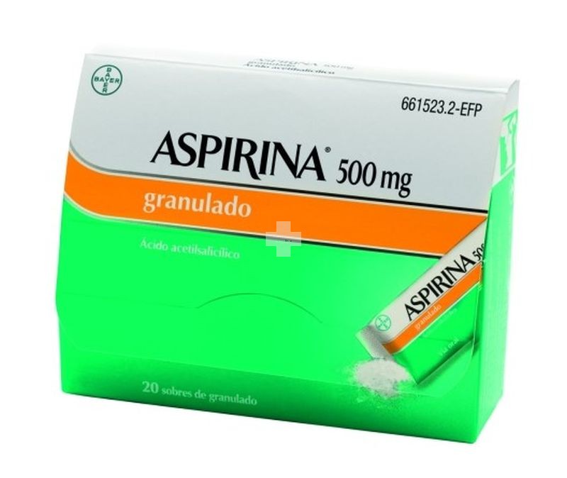 Aspirina 500 mg granulado - 20 Sobres