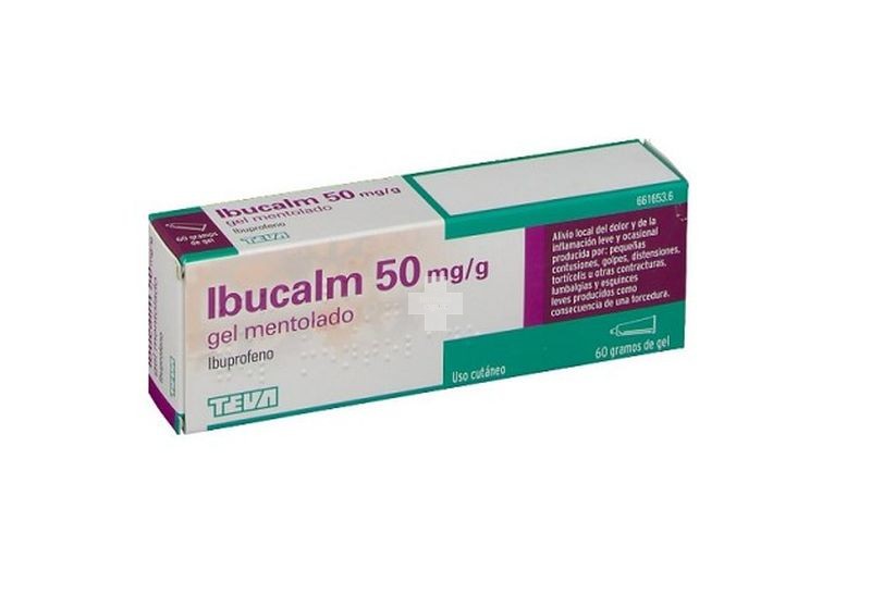 IBUCALM 50 mg/g GEL MENTOLADO , 1 tubo de 60 g