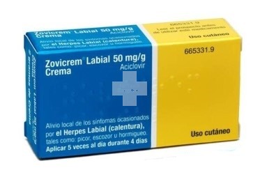 Zovicrem Labial 50 mg/G Crema - 1 Tubo De 2 g