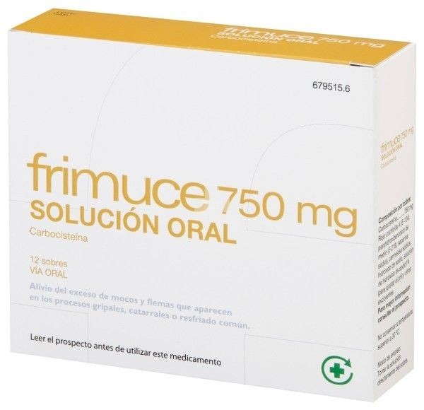 Frimuce 750 mg Solución Oral - 12 Sobres