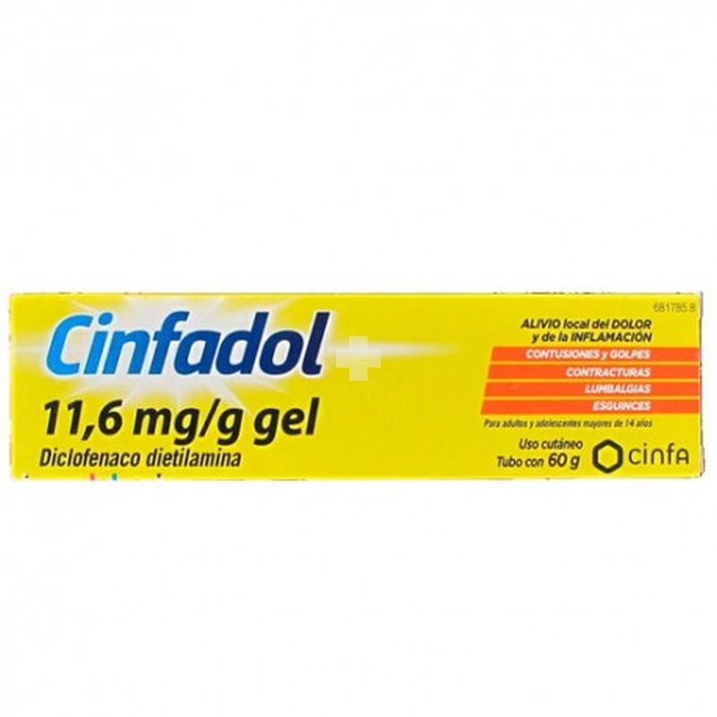 Cinfadol Diclofenaco 11.6 mg/g gel