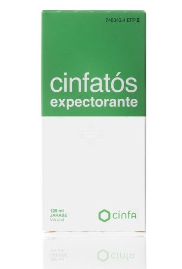 Cinfatos Expectorante 2 mg /ml + 20 mg /ml Solución Oral - 1 Frasco De 125 ml