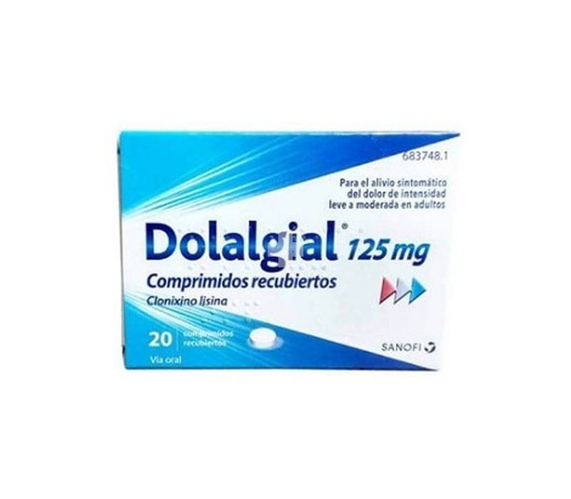 Dolalgial Clonixino Lisina 125 mg Comprimidos Recubiertos - 20 Comprimidos