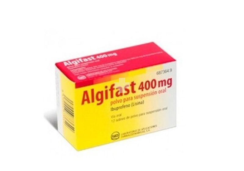 ALGIFAST 400 mg POLVO PARA SUSPENSION ORAL, 12 sobres