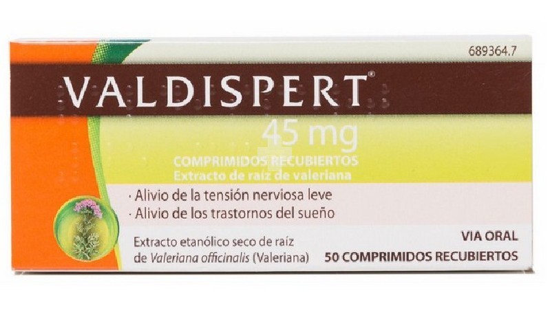 Valdispert 45 mg Comprimidos Recubiertos - 50 Comprimidos