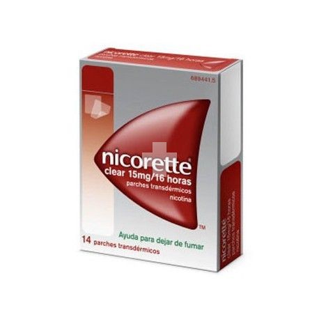 Nicorette Clear 15 mg/16 Horas Parches Transdermicos - 14 Parches