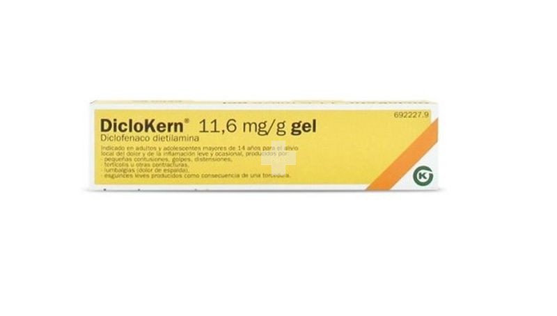 DICLOKERN 11,6 mg/g GEL, 1 tubo de 60 g