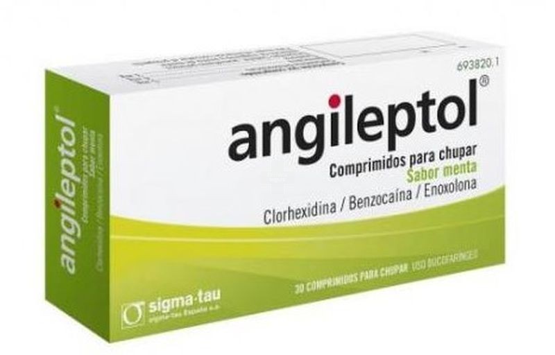 Angileptol Comprimidos Para Chupar Sabor Menta - 30 Comprimidos