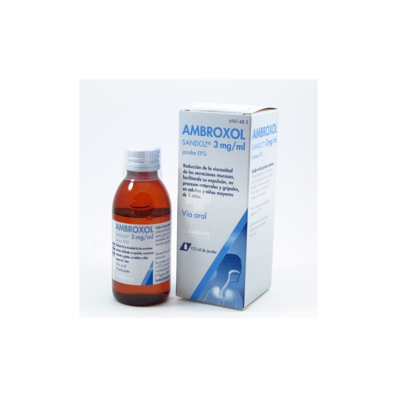 Ambroxol Sandoz Care 3 mg /ml Jarabe Efg - 1 Frasco De 125 ml