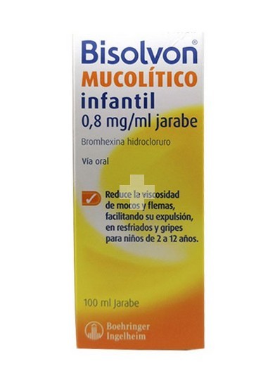 BISOLVON MUCOLITICO INFANTIL 0.8 MG/ML JARABE 10