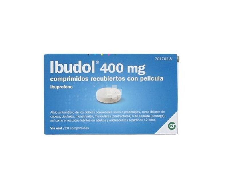 Ibudol 400 mg Comprimidos Recubiertos Con Pelicula - 20 Comprimidos