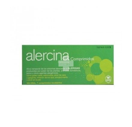 Alercina 10 mg Comprimidos - 7 Comprimidos