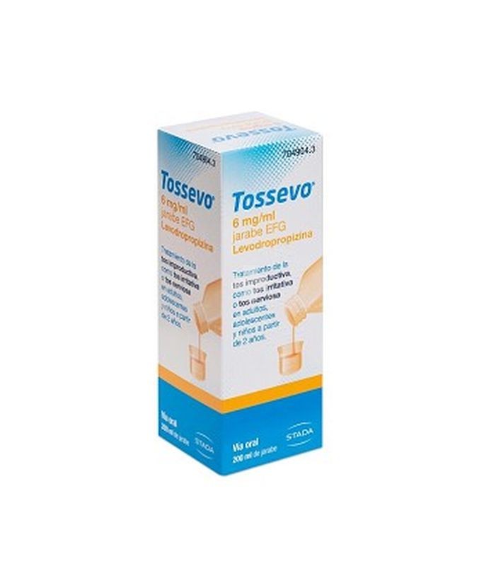 TOSSEVO 6 MG/ML JARABE EFG , 1 frasco de 200 ml