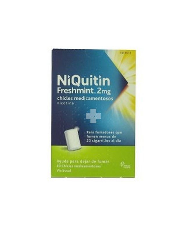 Niquitin Mint 2 mg Chicles Medicamentosos 30 Chicles (Blister Al/Pvc/Pvdc)