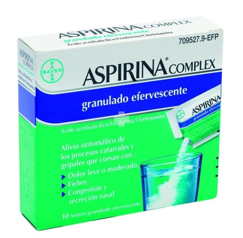 Aspirina Complex granulado Efervescente - 10 Sobres