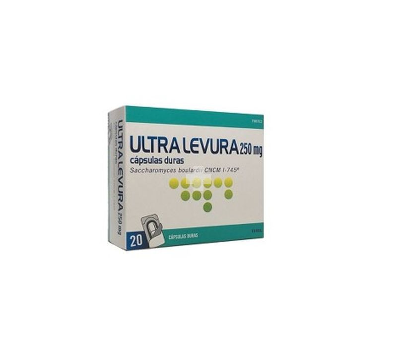 Ultra-Levura 250 mg Capsulas Duras - 20 Cápsulas 