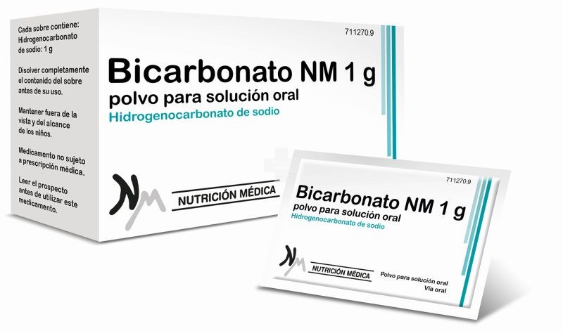 Bicarbonato Nm 1 g Polvo Para Solución Oral - 42 Sobres