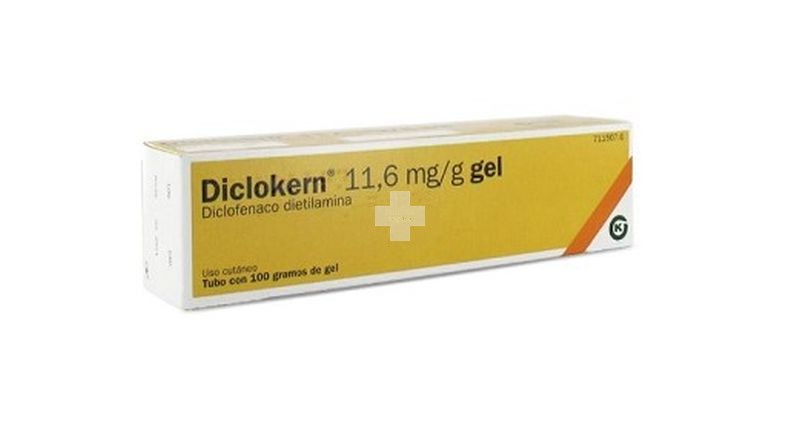 DICLOKERN 11,6 mg/g GEL,1 tubo de 100 g