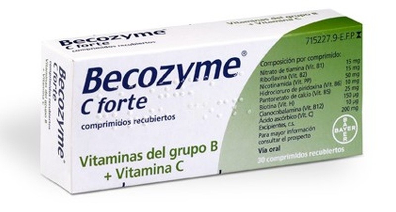 Becozyme C Forte Comprimidos Recubiertos - 30 Comprimidos