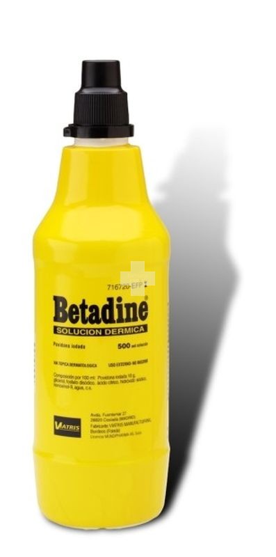 Betadine 100 mg /ml Solución Cutánea - 1 Frasco De 500 ml