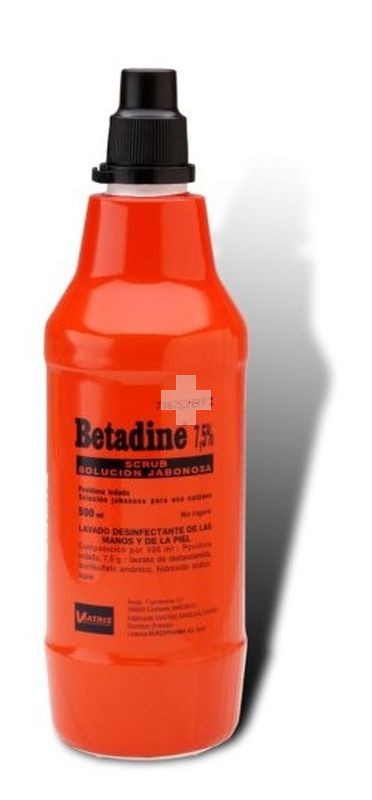Betadine Jabonoso 75 mg /ml Solución Cutánea - 1 Frasco De 500 ml