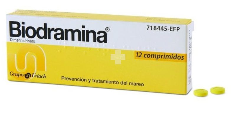 Biodramina 50 mg Comprimidos - 12 Comprimidos