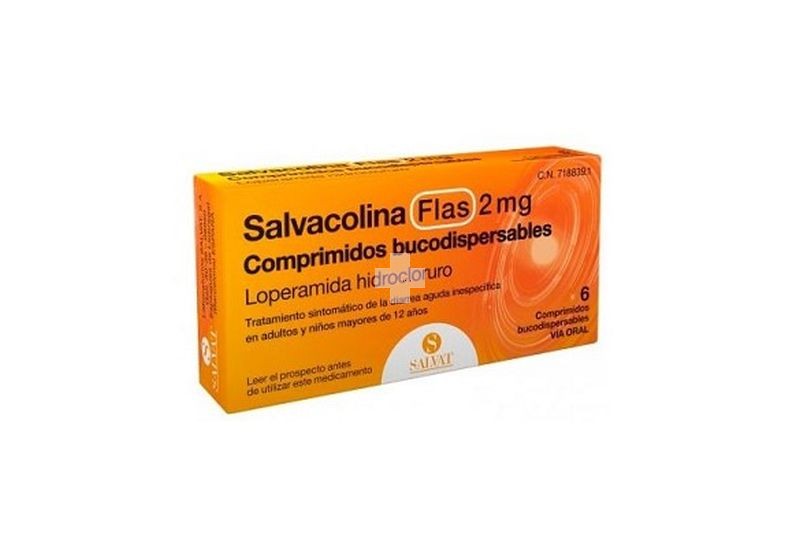 SALVACOLINA FLAS 2 MG COMPRIMIDOS BUCODISPERSABLES, 6 comprimidos