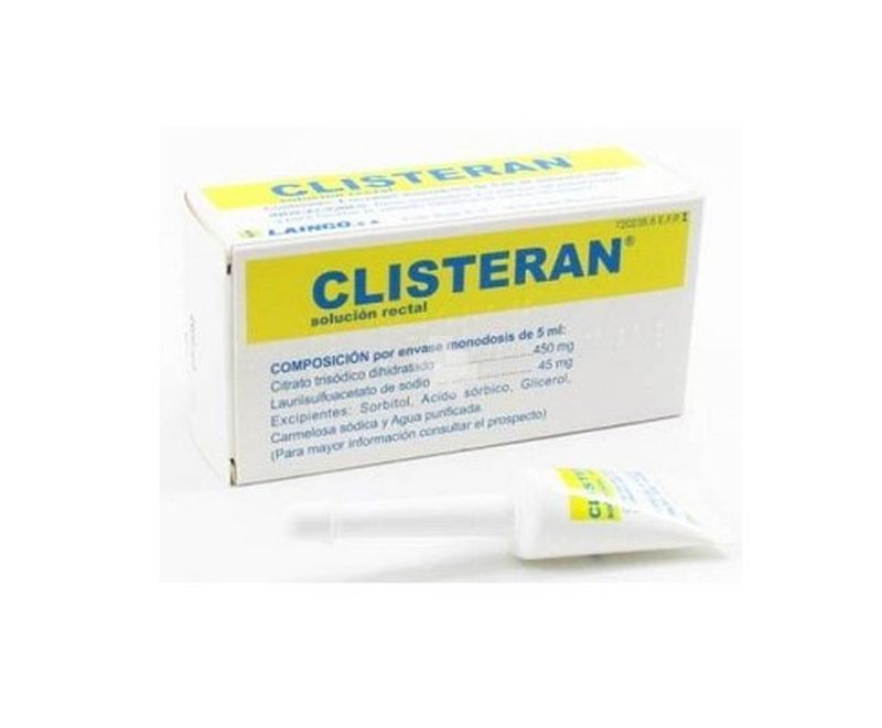Clisteran 450 mg/45mg Solución Rectal - 4 Enemas De 5 ml