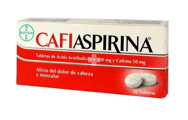 Cafiaspirina 500 mg/50 mg Comprimidos - 20 Comprimidos