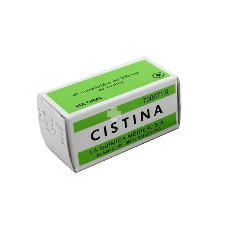 Cistina 250 mg Comprimidos - 40 Comprimidos