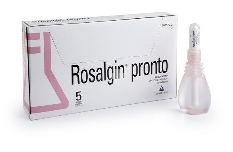 Rosalgin Pronto 140 mg Solución Vaginal - 5 Envases Unidosis De 140 ml