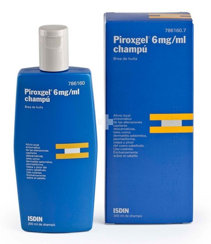 Piroxgel 6 mg /ml Champu - 1 Frasco De 200 ml