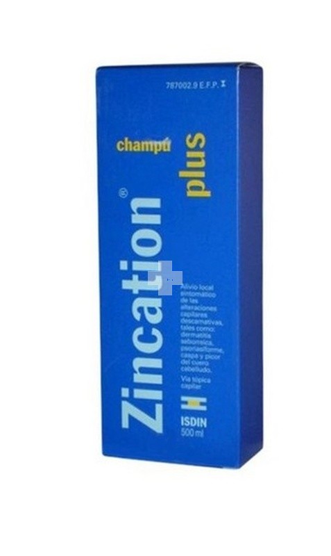 Zincation Plus 10 mg/4 mg /ml Champu - 1 Frasco De 500 ml