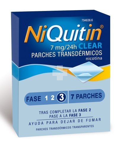 Niquitin Clear 7 mg/24 H Parches Transdermicos - 7 Parches