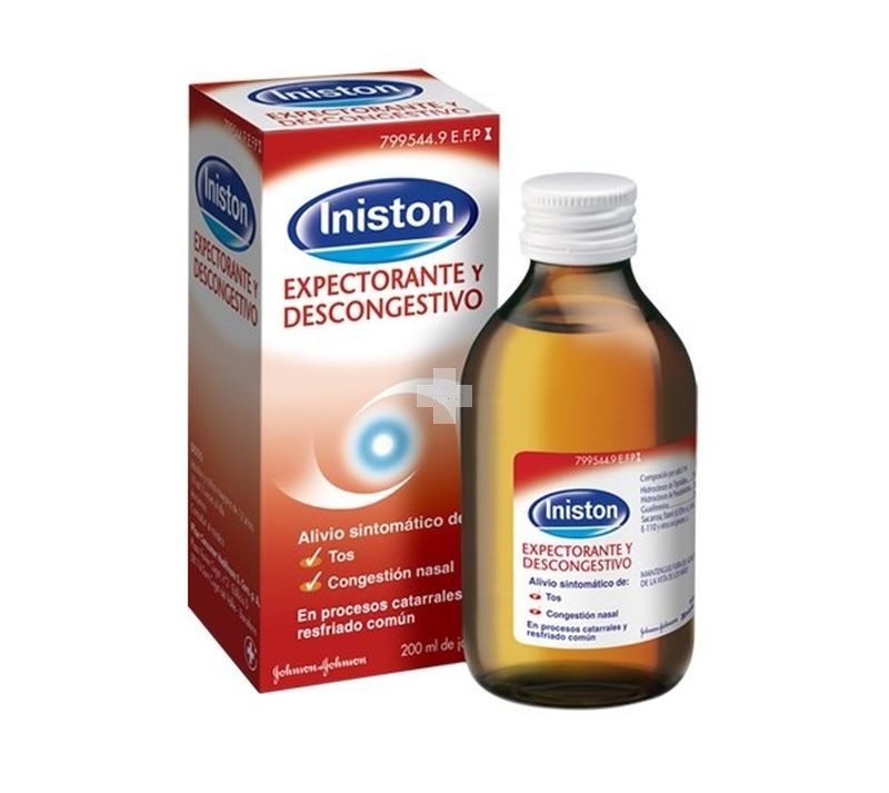 Iniston Expectorante Y Descongestivo Jarabe - 1 Frasco De 200 ml