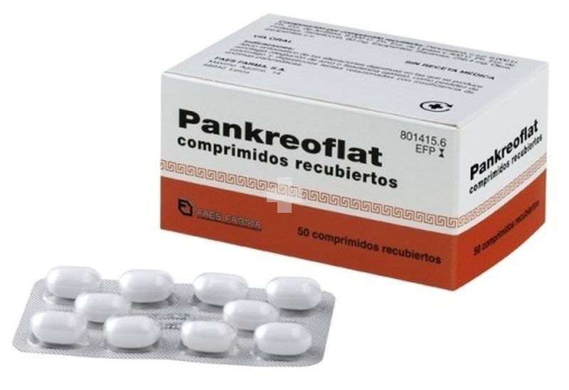 Pankreoflat 172 mg/80 mg Comprimidos Recubiertos 50 Comprimidos