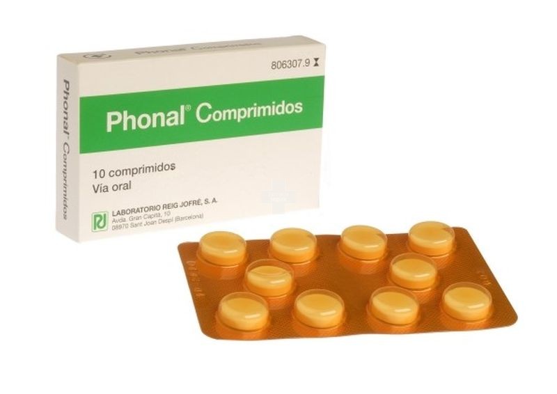 Phonal Comprimidos Para Chupar - 10 Comprimidos