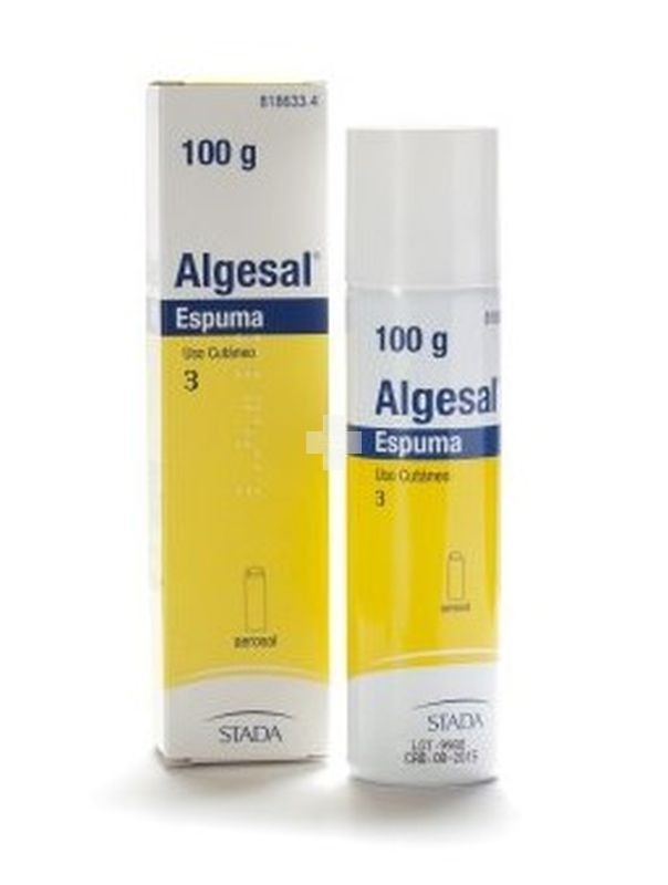 Algesal 10 mg/G + 100 mg/G Espuma Cutanea - 1 Envase A Presión De 100 g