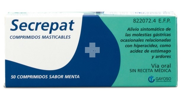 Secrepat Comprimidos Masticables Sabor Menta - 50 Comprimidos