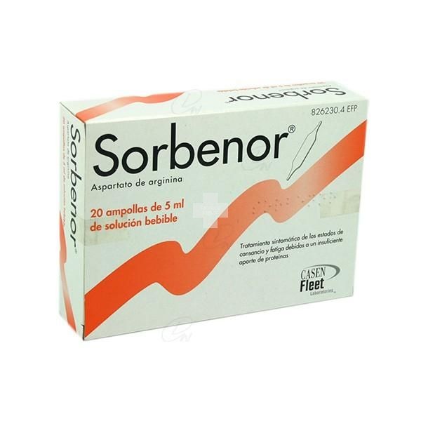 Sorbenor 1g Solución Oral - 20 Ampollas Bebibles De 5 ml