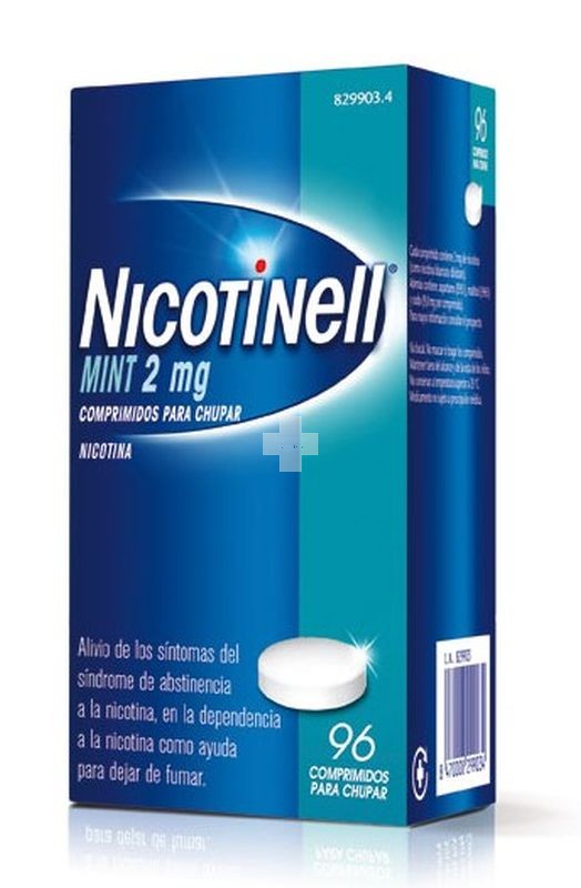 Nicotinell Mint 2 mg Comprimidos Para Chupar - 96 Comprimidos