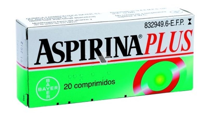 Aspirina Plus 500 mg/ 50 mg Comprimidos - 20 Comprimidos