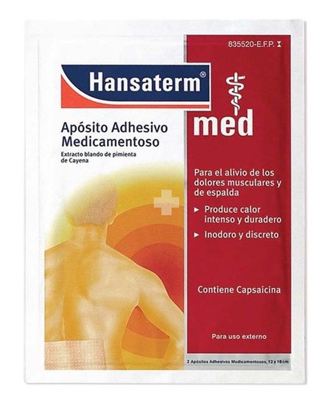 Hansaterm 4,8 mg apósito adhesivo medicamentoso