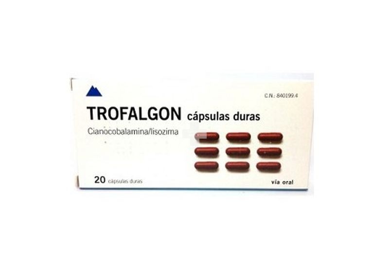 TROFALGON CAPSULAS DURAS , 20 cápsulas