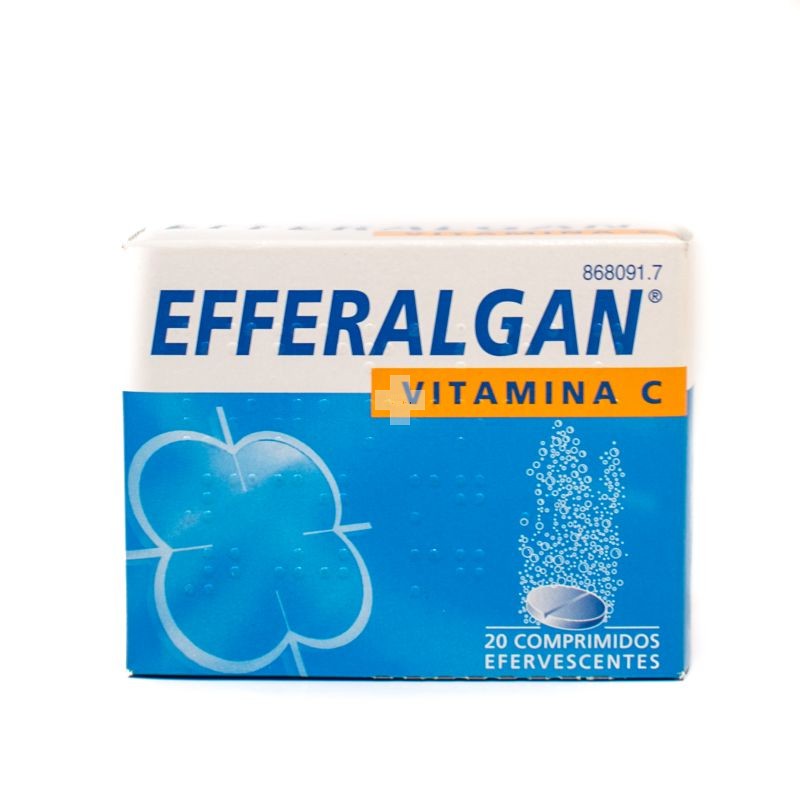 Efferaldol Con Vitamina C 330mg/200mg Comprimidos Efervescentes - 20 Comprimidos