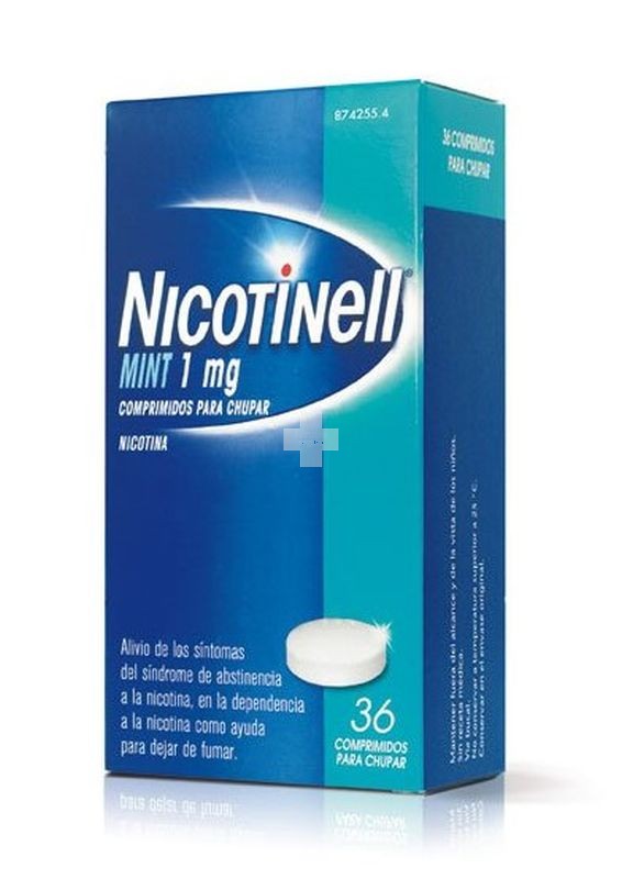 Nicotinell Mint 1 mg Comprimidos Para Chupar - 36 Comprimidos