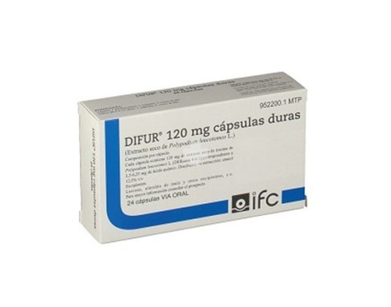 Difur 120 mg Capsulas Duras - 24 Cápsulas