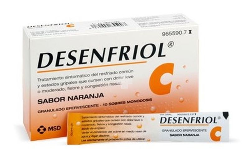 Desenfriol C granulado Efervescente - 10 Sobres